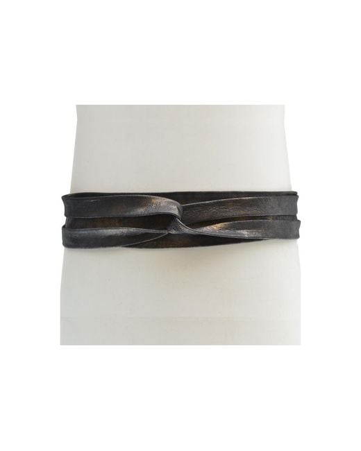 Ada Black Midi Wrap Belt