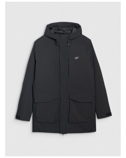 4F Black Transitional Parka Membrane for men