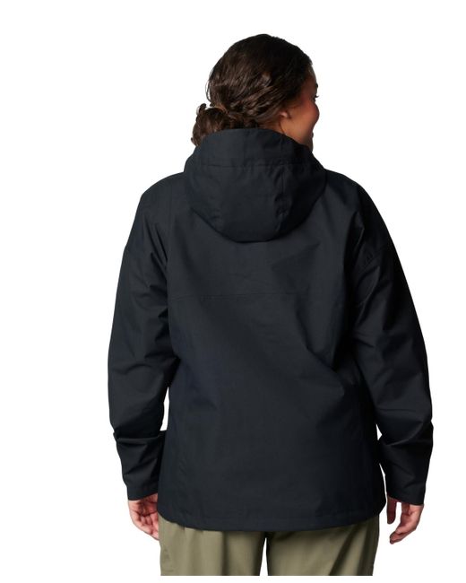 Columbia Black Plus Size Hikebound Ii Hooded Jacket