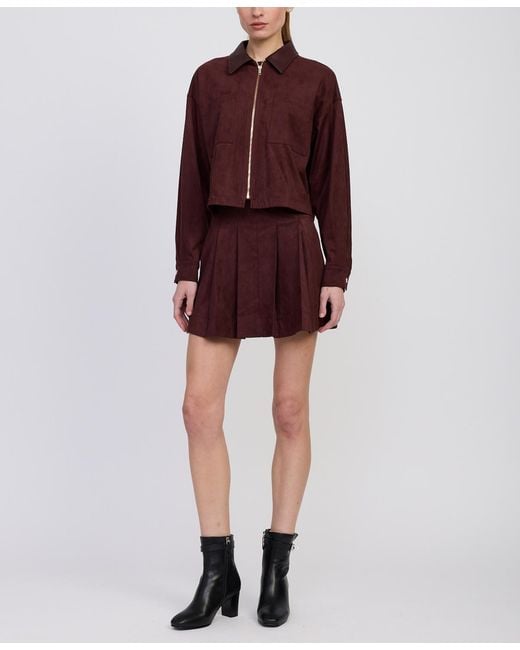 En Saison Red Long Sleeves Jacket