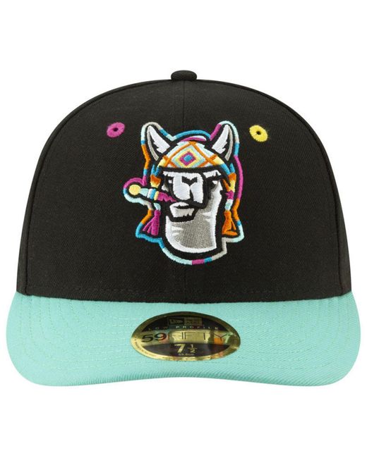 Men's New Era Blue/Black Las Vegas Aviators Copa de La Diversion 59FIFTY Fitted Hat