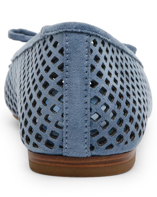 Anne Klein Blue Aspen-p Snip Toe Ballet Flats