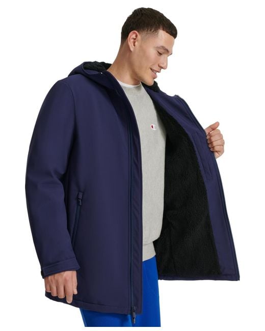 Champion Blue Performance Hooded for men