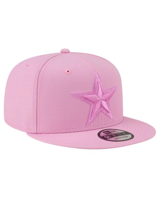 KTZ Pink Dallas Cowboys Color Pack 9fifty Snapback Hat for men