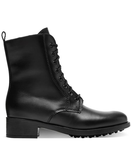 La Canadienne Heritage Hampton Lace up Booties in Black Lyst