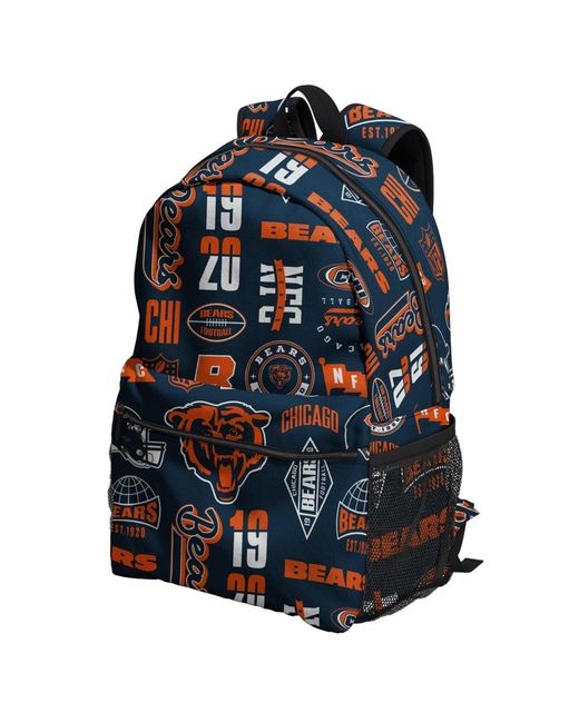Outerstuff Blue Chicago Bears Backpack And Lunchbox Set