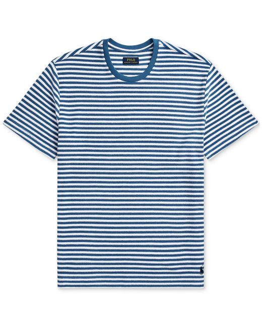 Polo Ralph Lauren Blue Terry Cabana Crewneck Sleep Shirt for men