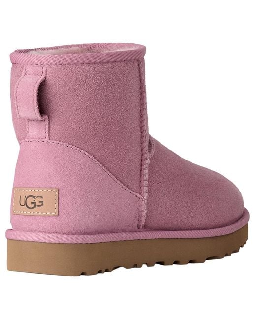 Ugg Purple Classic Ii Pull On Mini Boots