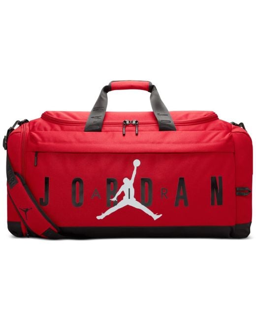 Nike Red Jam Velocity Duffel Bag for men