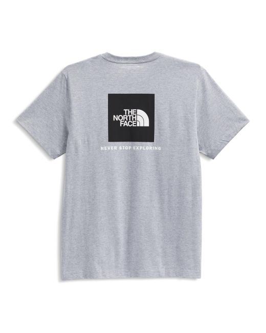 The North Face Red Short Sleeve Core Box Never Stop Exploring T-shirt for men