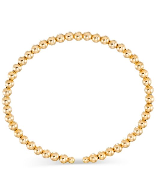 Macy's Metallic Beaded Flex Bangle Bracelet