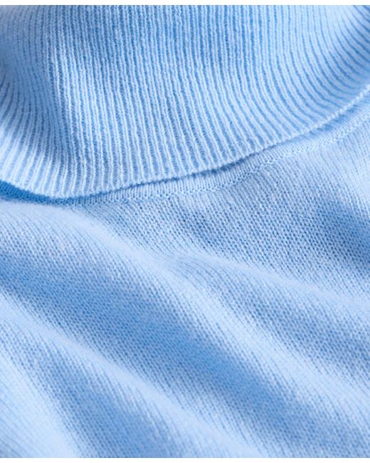 Charter Club Blue 100% Cashmere Turtleneck Sweater