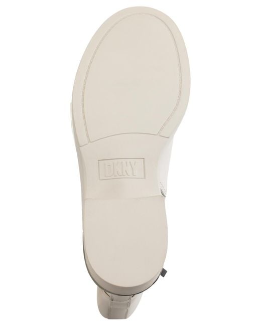 DKNY Natural Taeta Strappy Zip Boots
