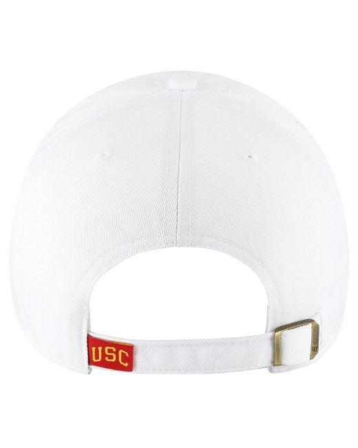 '47 White Usc Trojans Clean Up Adjustable Hat for men