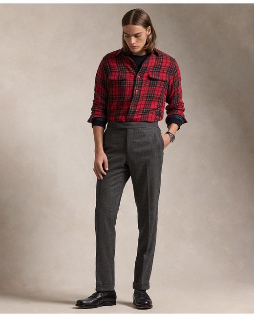 Classic fit plaid workshirt discount
