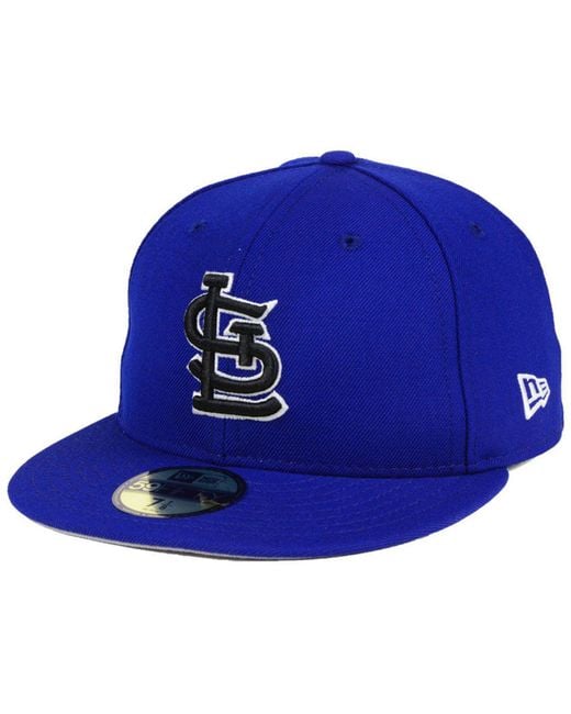 KTZ Blue St. Louis Cardinals Royal Pack 59fifty Fitted Cap for men