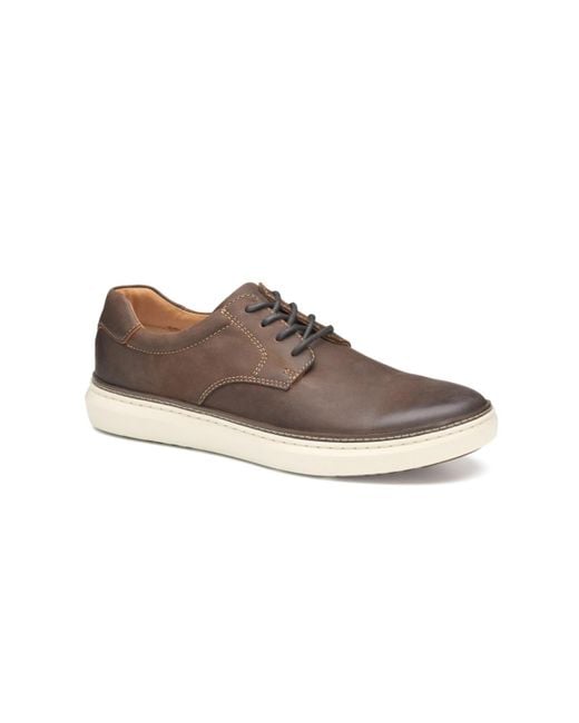 Johnston & Murphy Brown Mcguffey 2 Plain Toe Sneaker for men