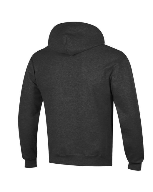 Champion Black Clemson Tigers Arch Over Logo Pullover Hoodie for men