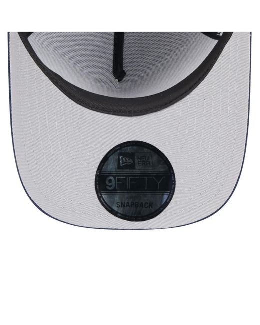 KTZ Blue Black/navy New England Patriots 2025 Nfl Draft A-frame 9fifty Snapback Hat for men