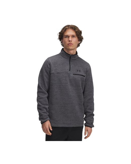 Under Armour Gray Quarter-zip Sweater for men