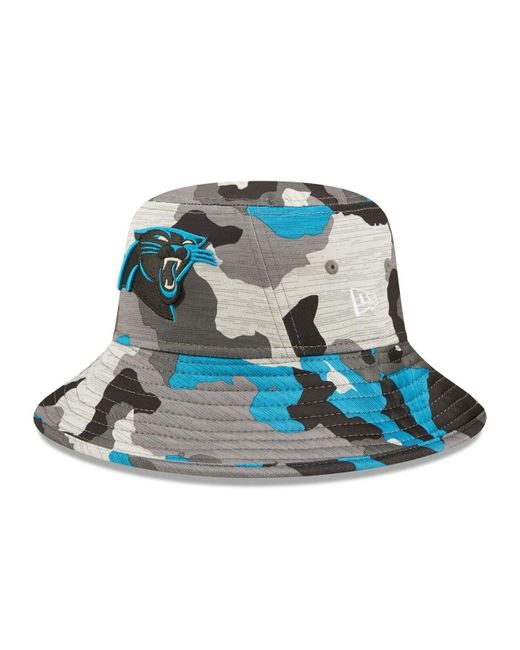 KTZ Camo Carolina Panthers 2022 Nfl Training Camp Official Bucket Hat