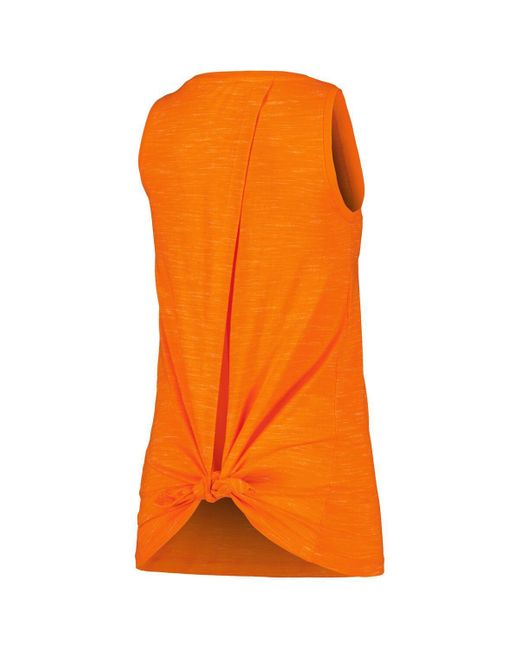 KTZ Orange Cincinnati Bengals Space Dye Active Tank Top