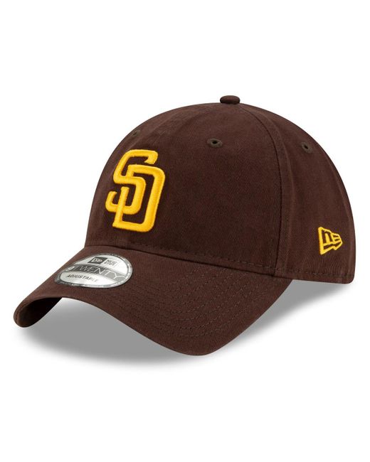 KTZ Brown San Diego Padres 2025 Mlb Postseason Side Patch 9twenty Adjustable Hat for men