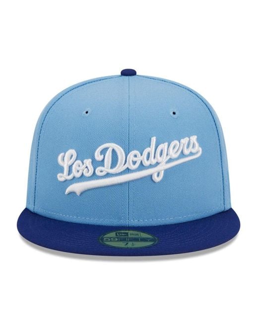 Official New Era LA Dodgers MLB City Connect Blue 59FIFTY Fitted
