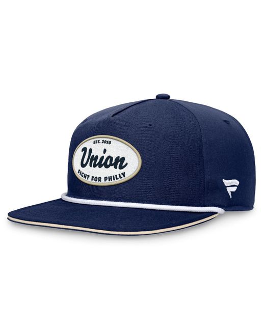 Fanatics Blue Branded Navy Philadelphia Union Iron Golf Snapback Hat for men