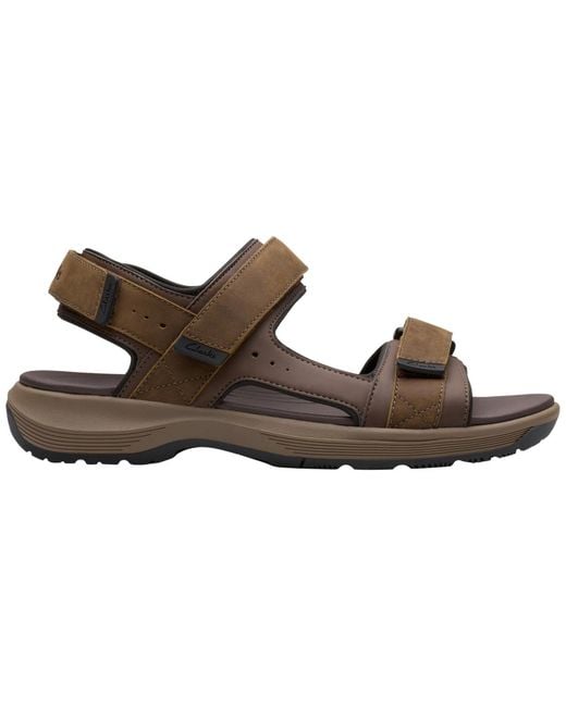 Clarks Brown Collection Guideview Trek Sandals for men