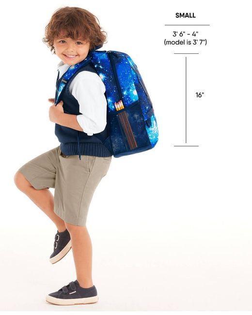 Lands' End Blue Kids Classmate Small Backpack