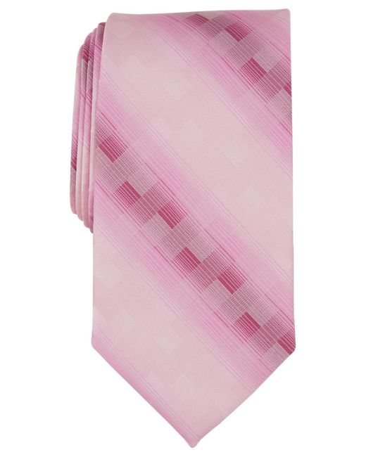 Perry Ellis Pink Shaded Square Tie for men