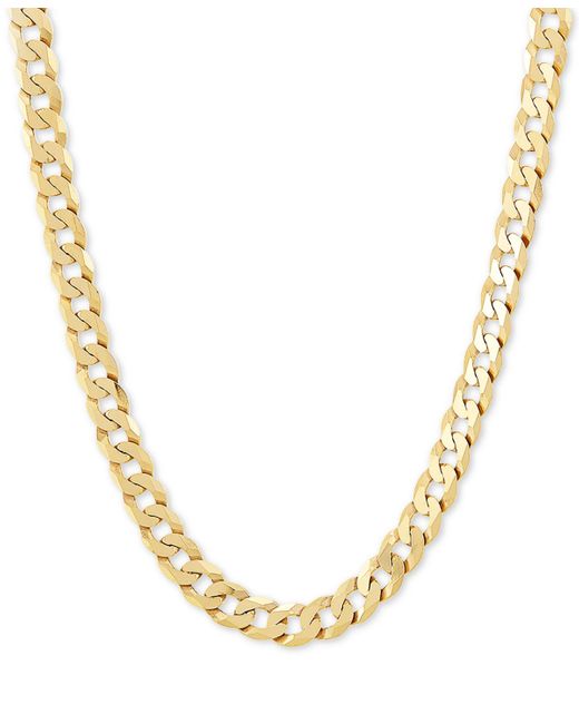 Macy's Metallic Curb Link 22" Chain Necklace (7mm