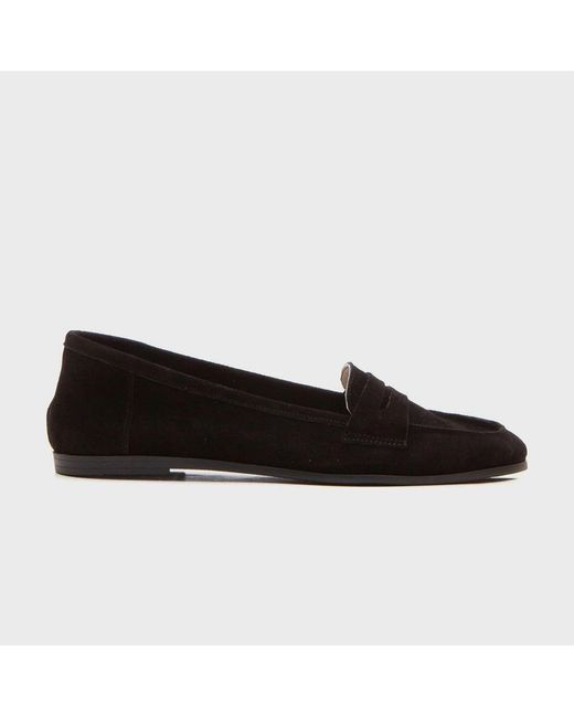 Forever & Always Shoes Women's Black Dorothy Leather Loafer