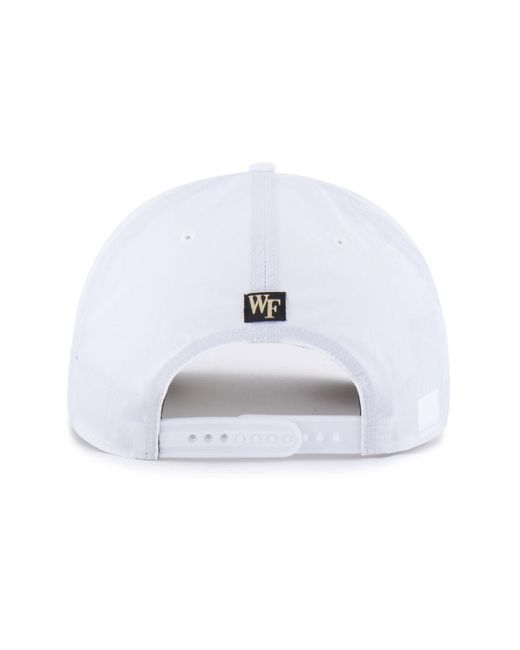'47 White Wake Forest Demon Deacons Fairway Hitch Adjustable Hat for men