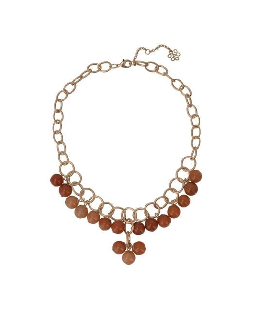 The Sak Metallic Chunky Chain Beaded Necklace