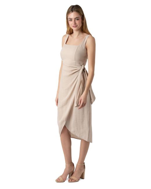 Sam Edelman Natural Side-tie Midi Dress