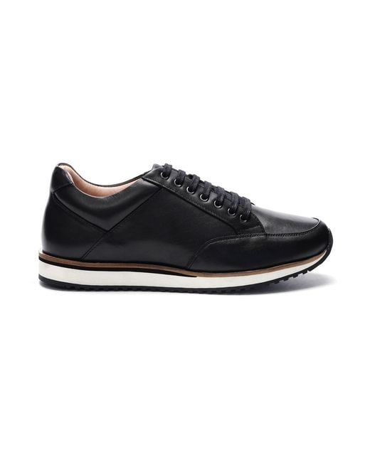 A. Veer Black Brooklyn Sneakers for men