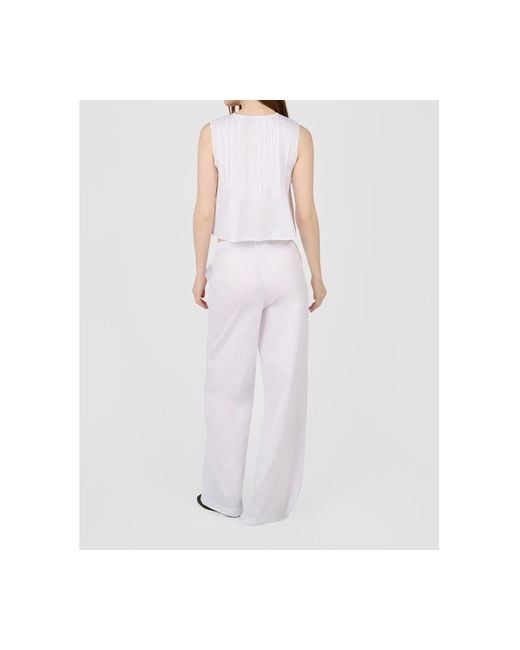 WeWoreWhat White Tie Waist Pant