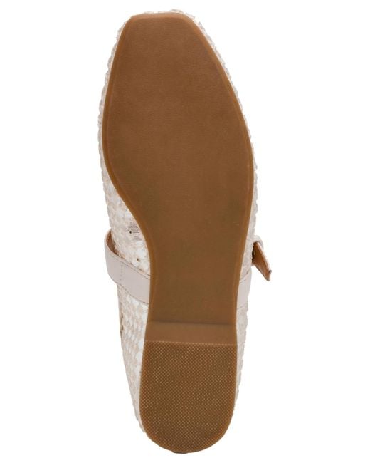 Dolce Vita White Mulaney Floral Lace Mesh Mary Jane Flats