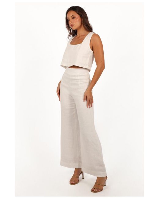 Petal & Pup White Devlin Pant