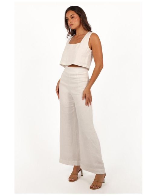 Petal & Pup White Devlin Pant
