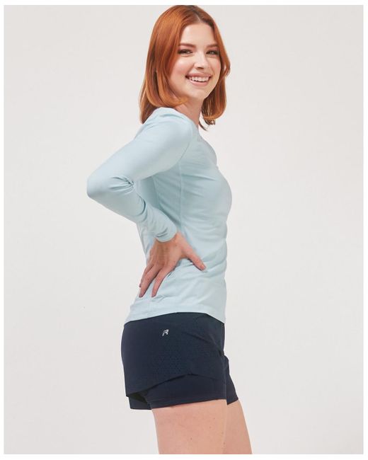 Rebody Active Blue To Practice Compression Long Sleeve Top