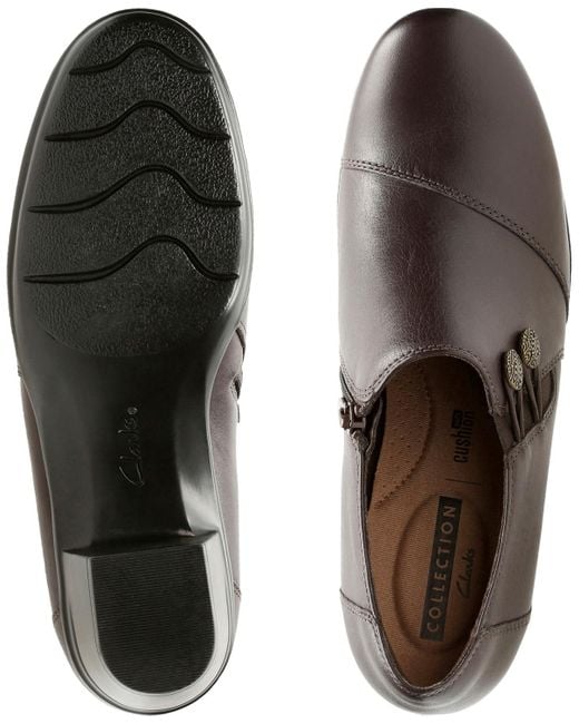Clarks Black Emslie Warren Closed Toe Shooties