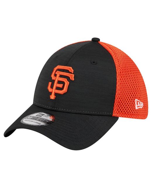 KTZ Red San Francisco Giants Neo 39thirty Flex Hat for men