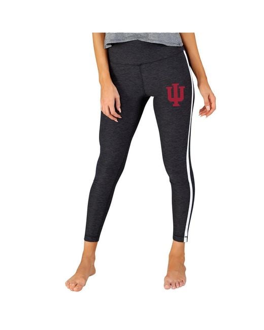 Concepts Sport Blue Charcoal/white Indiana Hoosiers Centerline Knit leggings