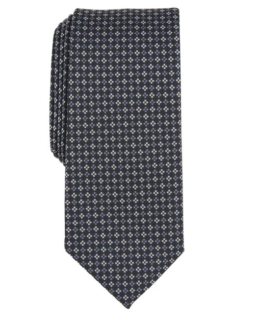 BarIII Gray Raleigh Micro-diamond Tie for men