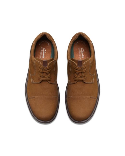 Clarks Brown Collection Gessler Cap Toe Dress Shoes for men