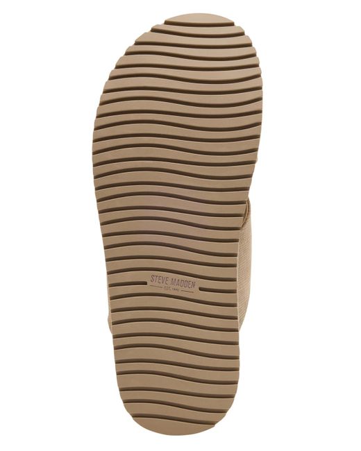 Steve Madden Brown Calisto Slip On Sandal for men