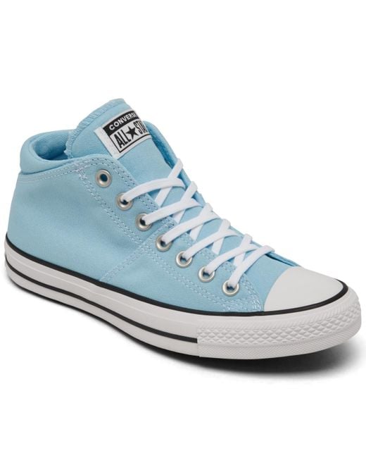 Converse Blue Chuck Taylor Madison High Top Casual Sneakers From Finish Line